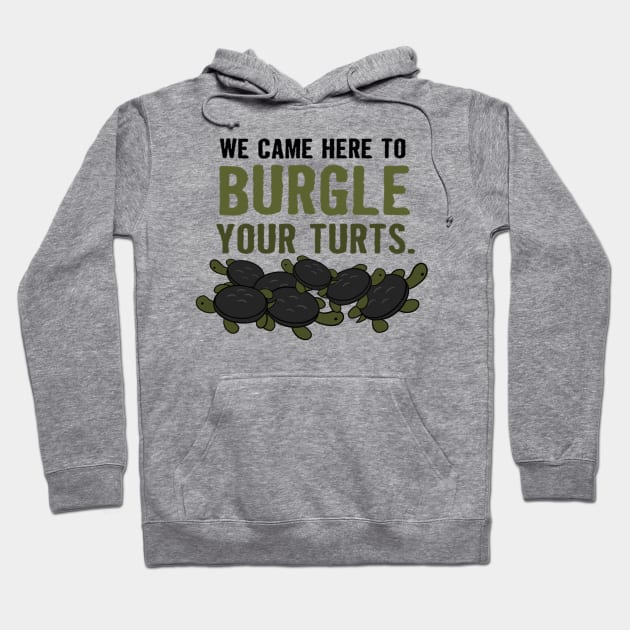 Burgle Your Turts_quot_ - Over the Garden Wall turtles Hoodie by ariolaedris